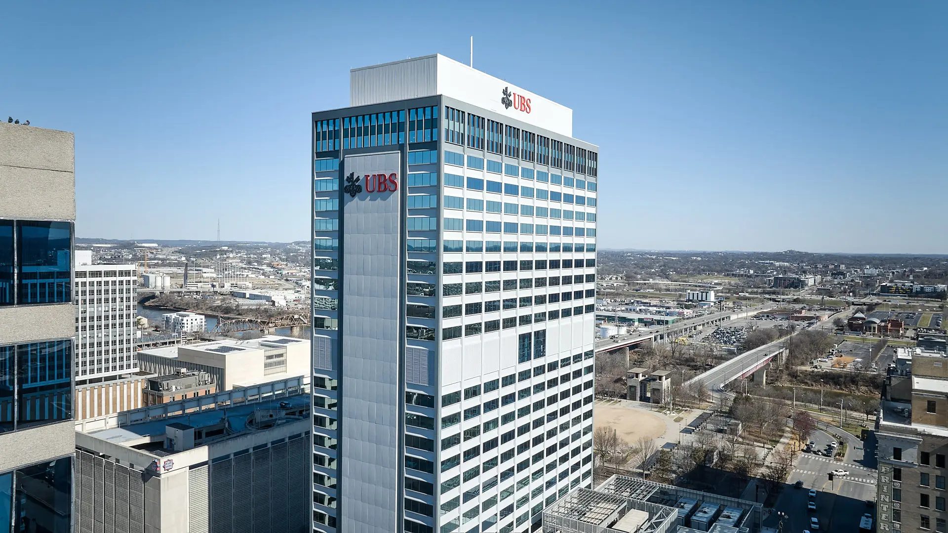UBS Tower facade in Nashville