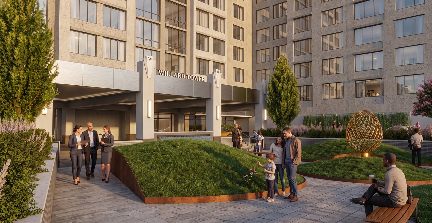 Willard Towers &mdash; Moisture Intrusion & Site Design Services